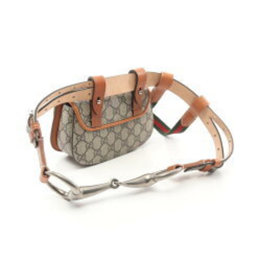 Gucci Bamboo Belt Bag Waist Body Leather Beige Brown - Picture 2 of 7
